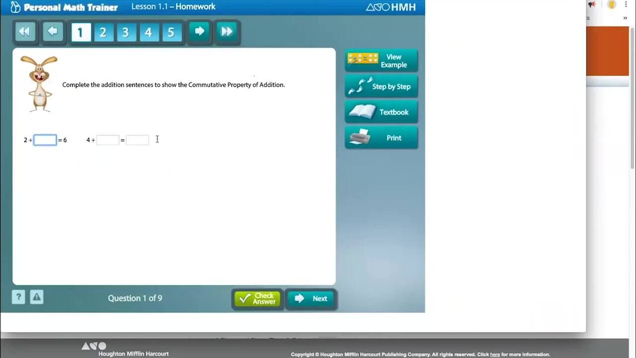 Personal Math Trainer on ThinkCentral