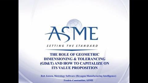 The Role of Geometric Dimensioning & Tolerancing