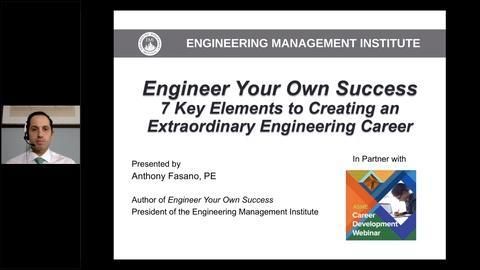 Engineer Your Own Success