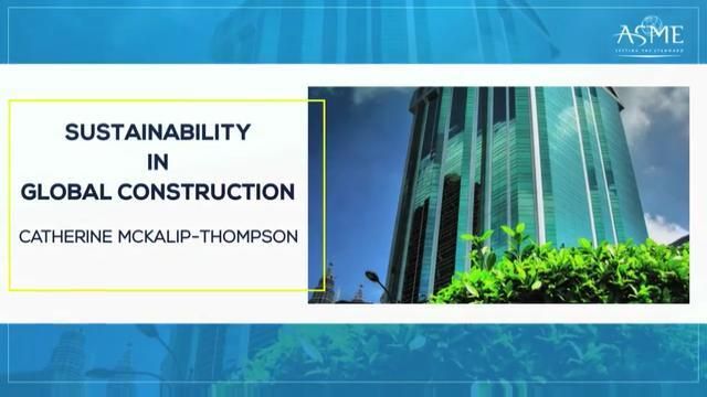 Sustainability in Global Construction