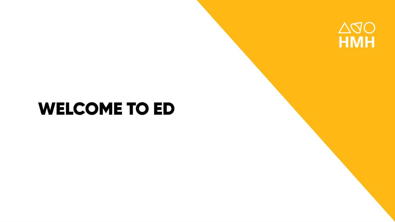 Welcome to Ed