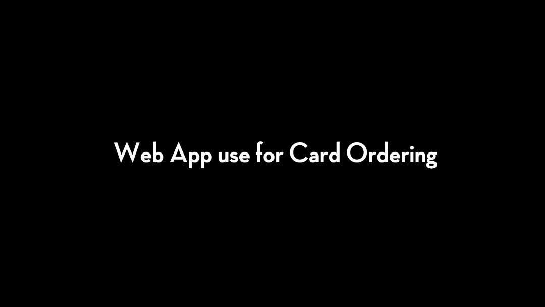 Clover Clips: Gift Cards - Web App use for Card Ordering