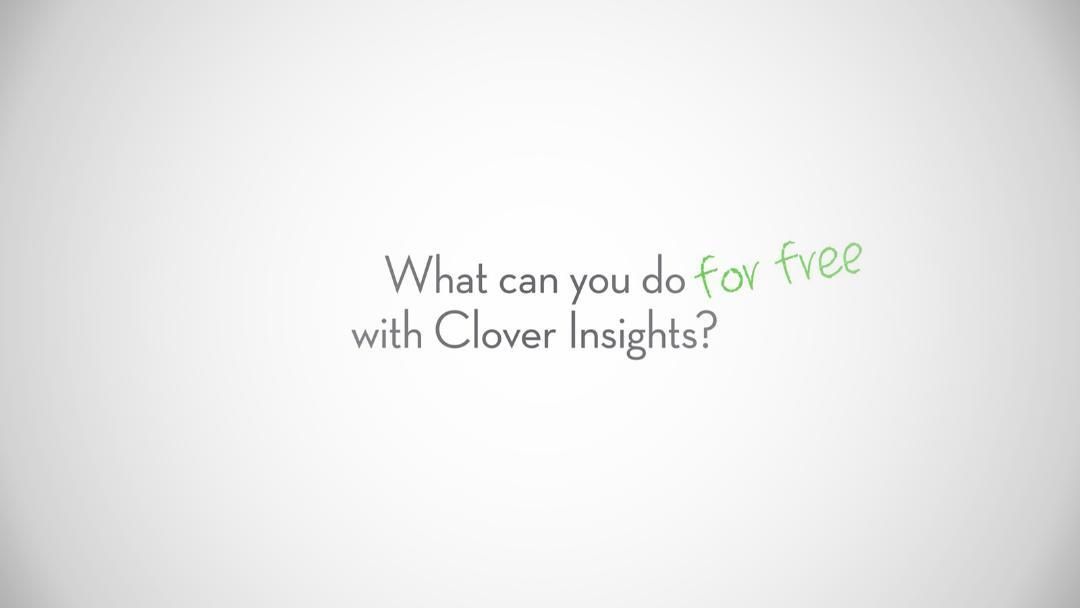 What you can do (for free) with the Clover Insights App