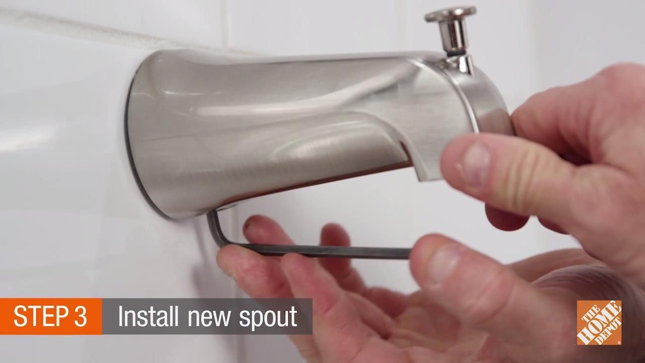 How to Replace a Bathtub Faucet - The Home Depot