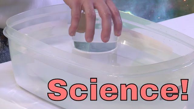 Keep Paper Dry Under Water Science Experiment