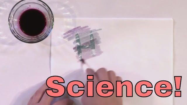 Keep Paper Dry Under Water Science Experiment