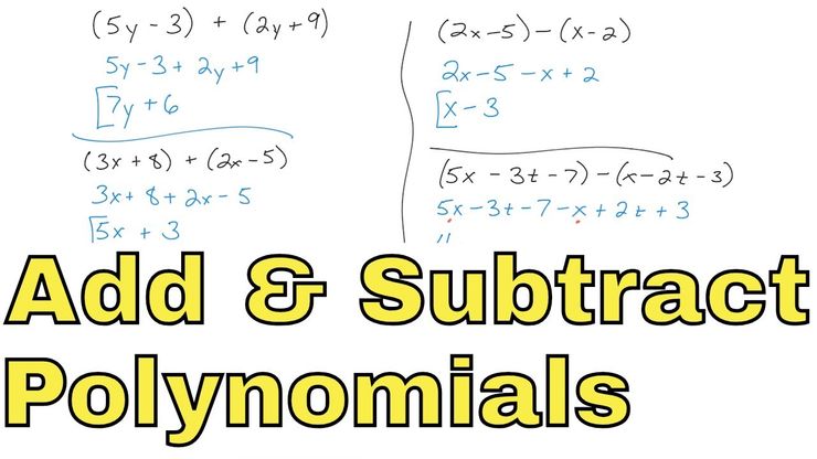 06 - Adding And Subtracting Polynomials, Part 1 - Algebra 1 Course - Unit 4 - Exponents, Order Of Operations, Polynomials - Math Tutor Public Gallery