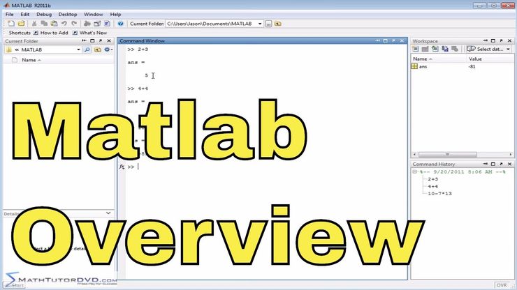 Matlab Online Tutorial 01 The User Interface Part 1 Matlab