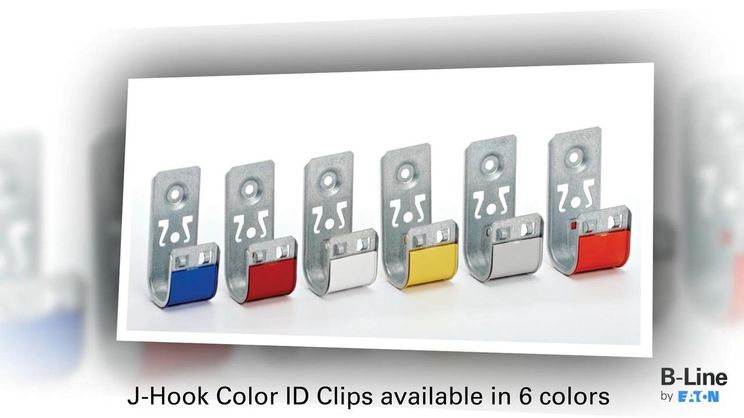 Eaton's B-Line series J-hook Color ID clip - Eaton videos