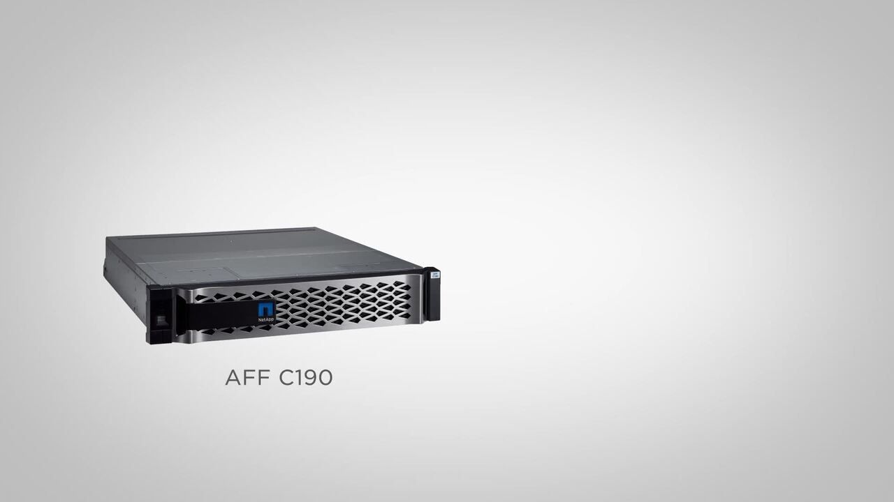 The Netapp Aff C190 All Flash Array Netapp Video Library