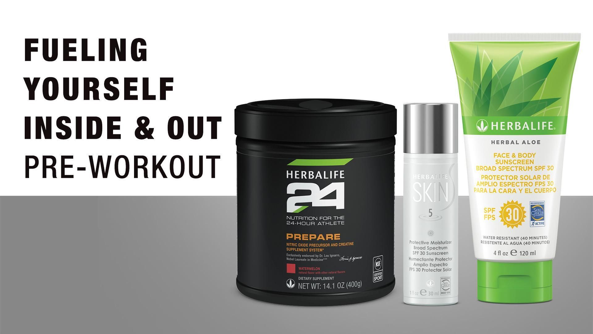 Fueling Yourself Inside & Out: Pre-workout - Skin & Hair Care - Herbalife  Product Videos/usen