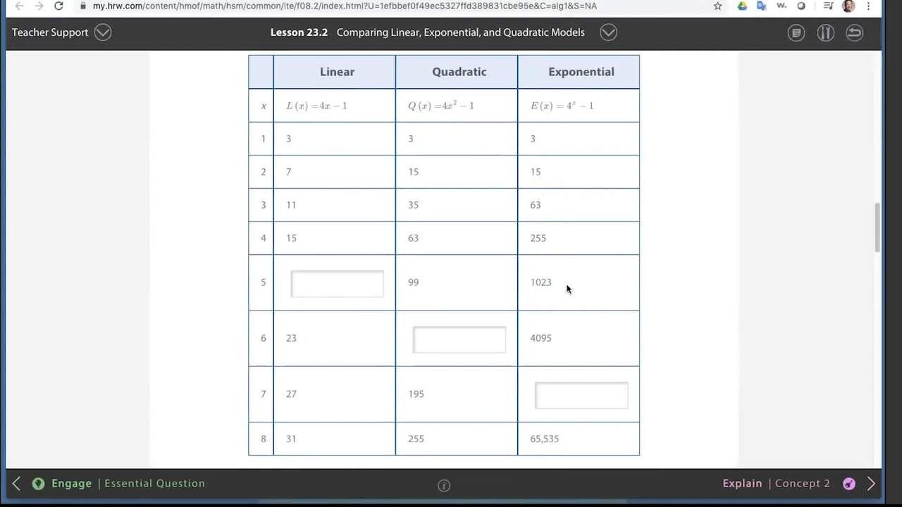 Grades 6-12 Math Support on my.HRW
