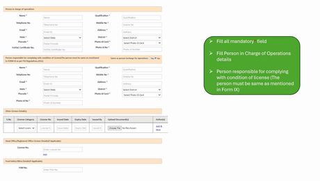 DS FSSAI License process - General