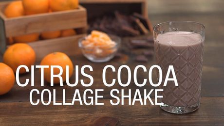 Citrus Cocoa Collage Shake