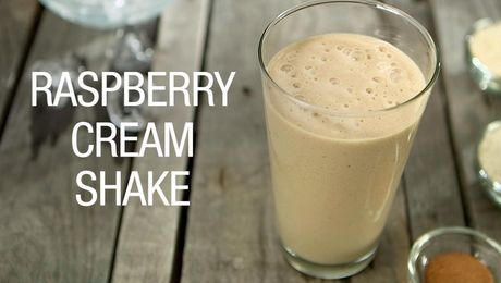 Make a Formula 1 Raspberry Cream Shake
