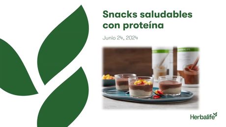 Snacks saludables con proteína