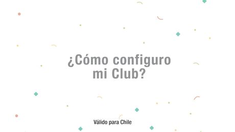 Configura tu Club