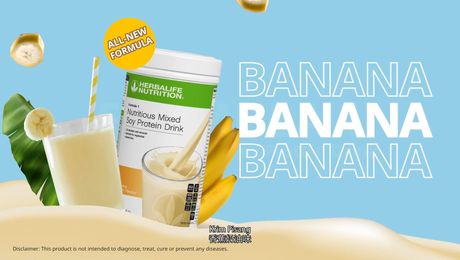 NEW Formula 1 Nutritious Mixed Soy Protein Drink - Banana Cream