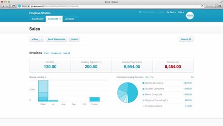 Xero accounting software for invoice - only users 