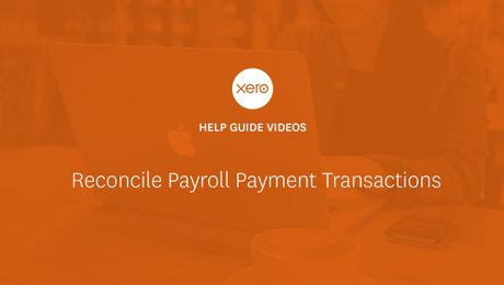 Reconcile Payroll Payment Transactions - AU