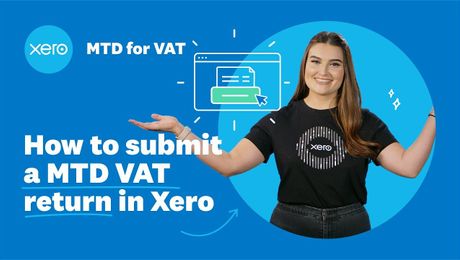 How can I submit a Making Tax Digital VAT return in Xero?