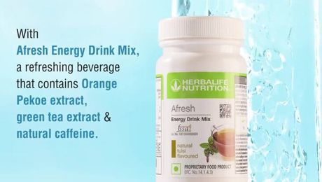 Product Promotion-Afresh Energy Drink Mix