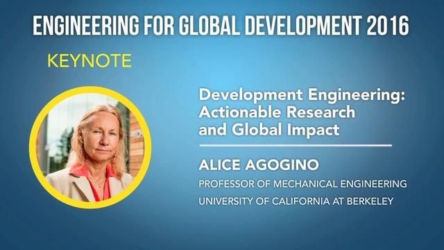 Development Engineering:  Actionable Research and Global Impact