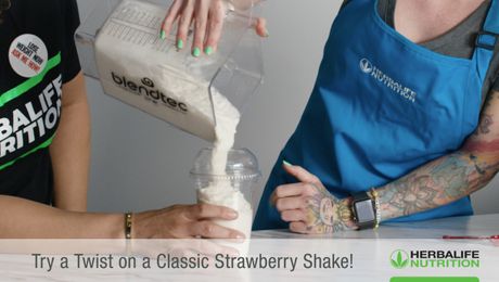 Try a Twist on a Strawberry Shake