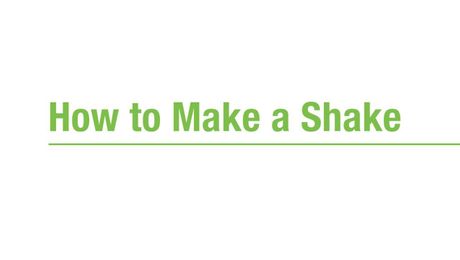 How to Make an Herbalife Nutrition Formula 1 Shake