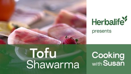 Tofu Shawarma with Tzatziki (Yogurt Sauce)