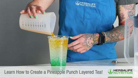 Craft a Pineapple Punch Layered Tea Recipe