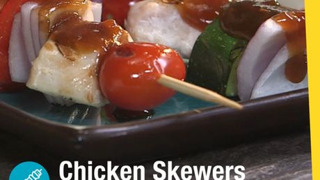 Chicken Skewers with Teriyaki Sauce Recipe