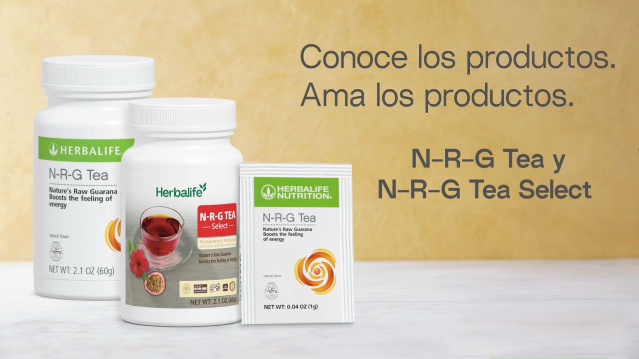 Conoce los productos: N-R-G Tea y N-R-G Tea Select