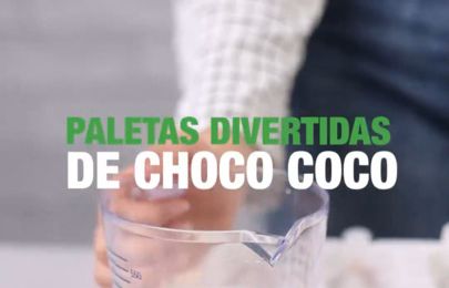 Receta paletas de helado F1 Delicia Choco Coco