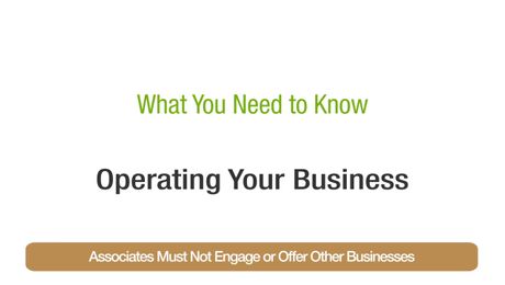 Associates Must Not Engage or Offer Other Businesses