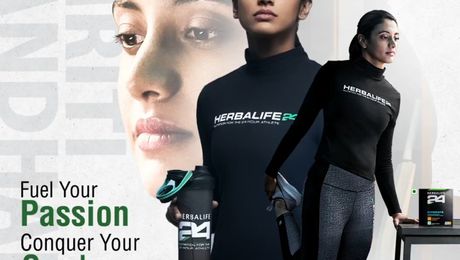 Sponsored Athlete -Turn to the power of good nutrition with Herbalife.