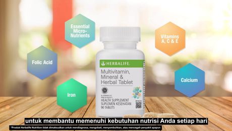 Info Produk - Multivitamin, Minerals & Herbal Tablet