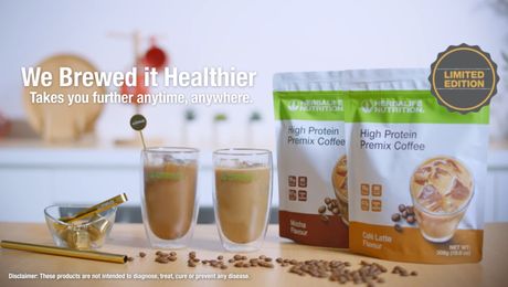 Herbalife Nutrition High Protein Premix Coffee Launch Video (BM & Chinese Subs)