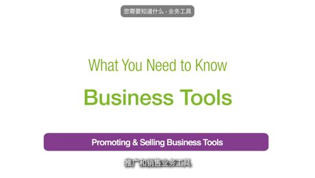 推广和销售业务工具