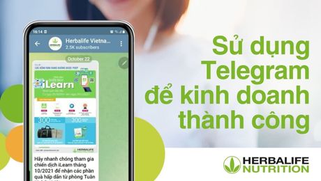 Giới thiệu về kênh Telegram chính thức của Herbalife Việt Nam