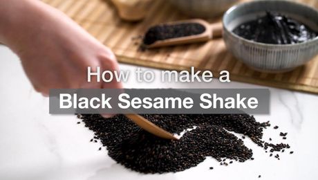 Asian Recipe - Black Sesame Shake