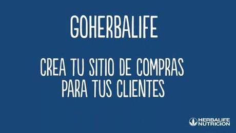 Configura tu tienda GoHerbalife