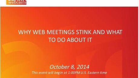 Why Web Meetings Stink and What to do About It