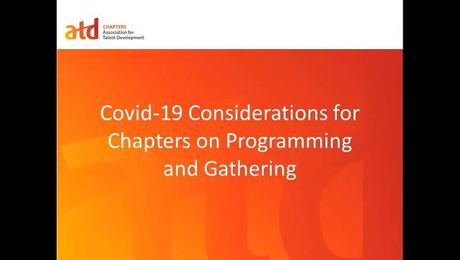 Covid-19 Considerations for Chapters on Gathering and Convening