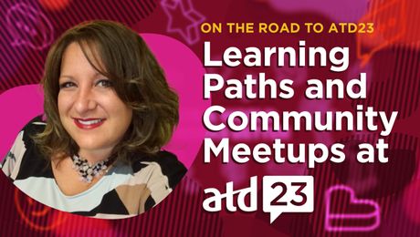 Angela Stopper on Learning Paths and Community Meetups at ATD23