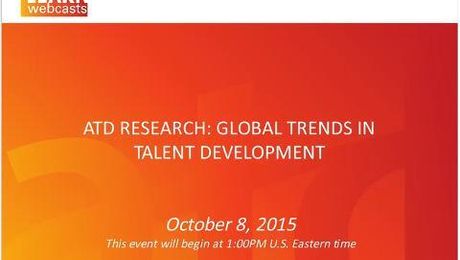 ATD Research: Global Trends in Talent Development