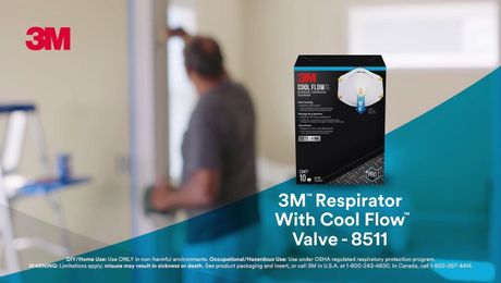 3M Respirator with Cool Flow Valve - 8511