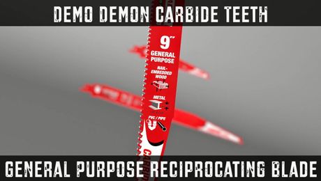 Diablo’s General Purpose Carbide Reciprocating Blade