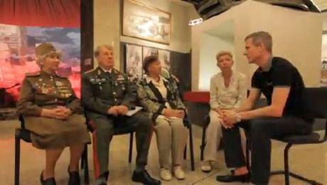 A veterans meeting at the Central Museum of Armed Forces